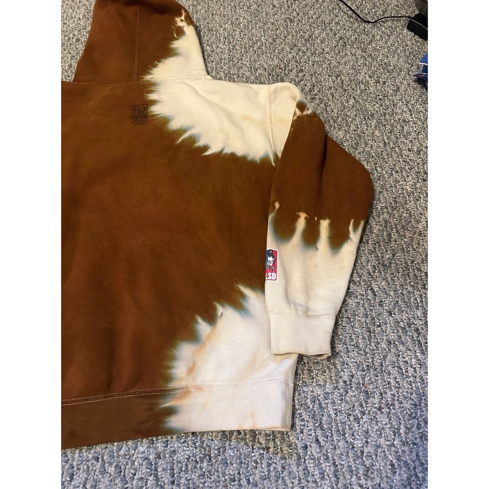 Flatbush Zombies LSD Tie Dye Official Hoodie 2018 Streetwear Hip Hop Trifecta - Picture 8 of 12